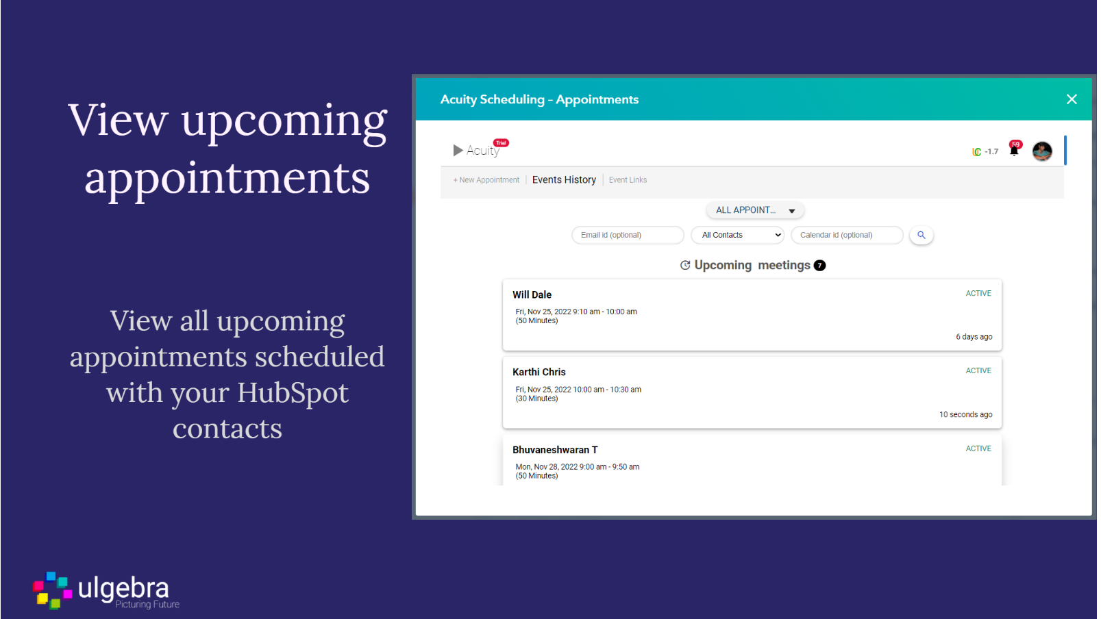 Acuity Scheduling HubSpot Integration | Connect Them Today